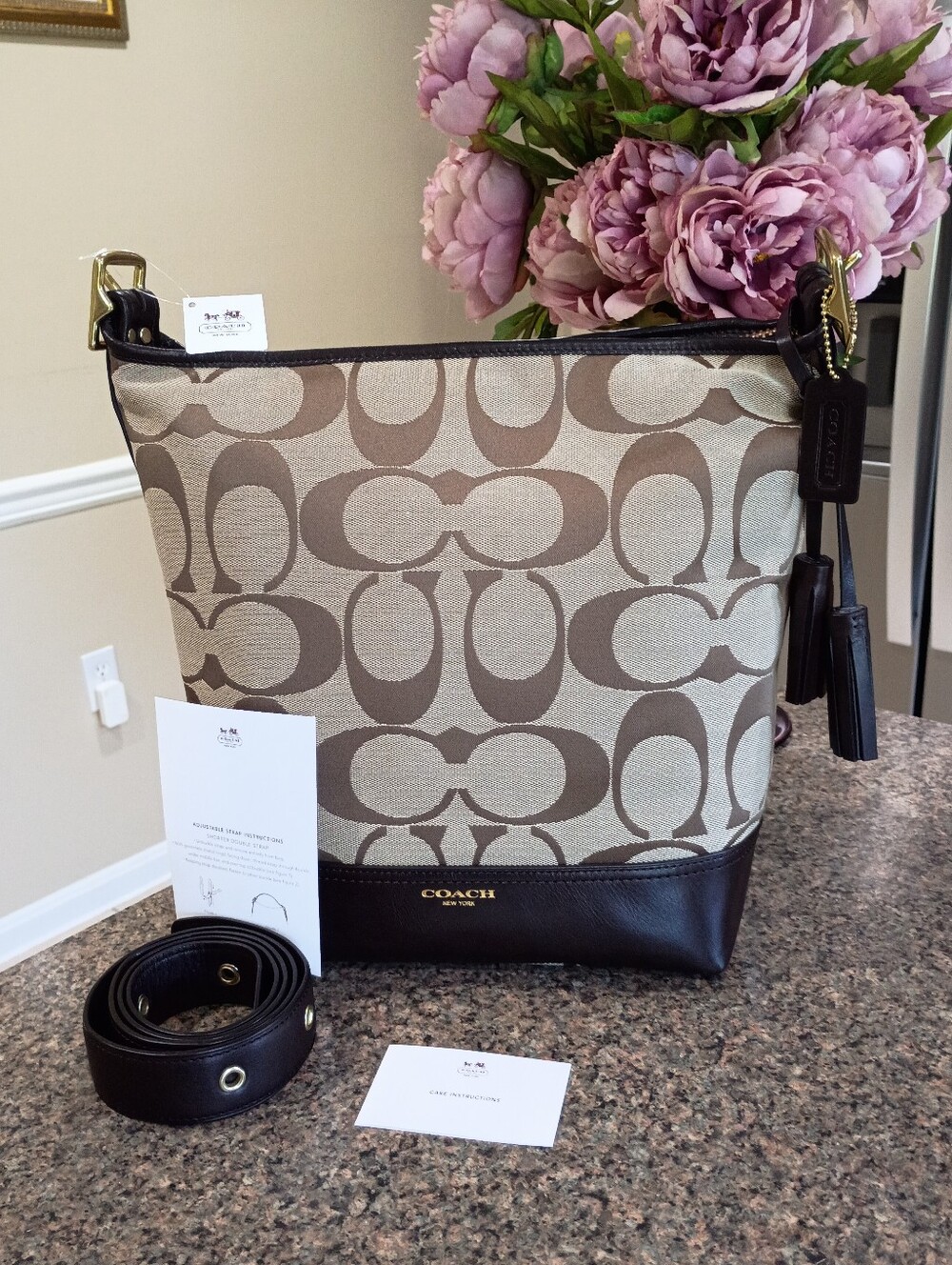 NWT Coach Legacy Signature Durffle